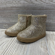 Side Zip Glitter Cozy Boots 7c