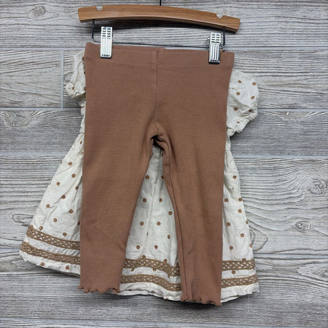 Tunic Dots & Ribbed Leggings 18M