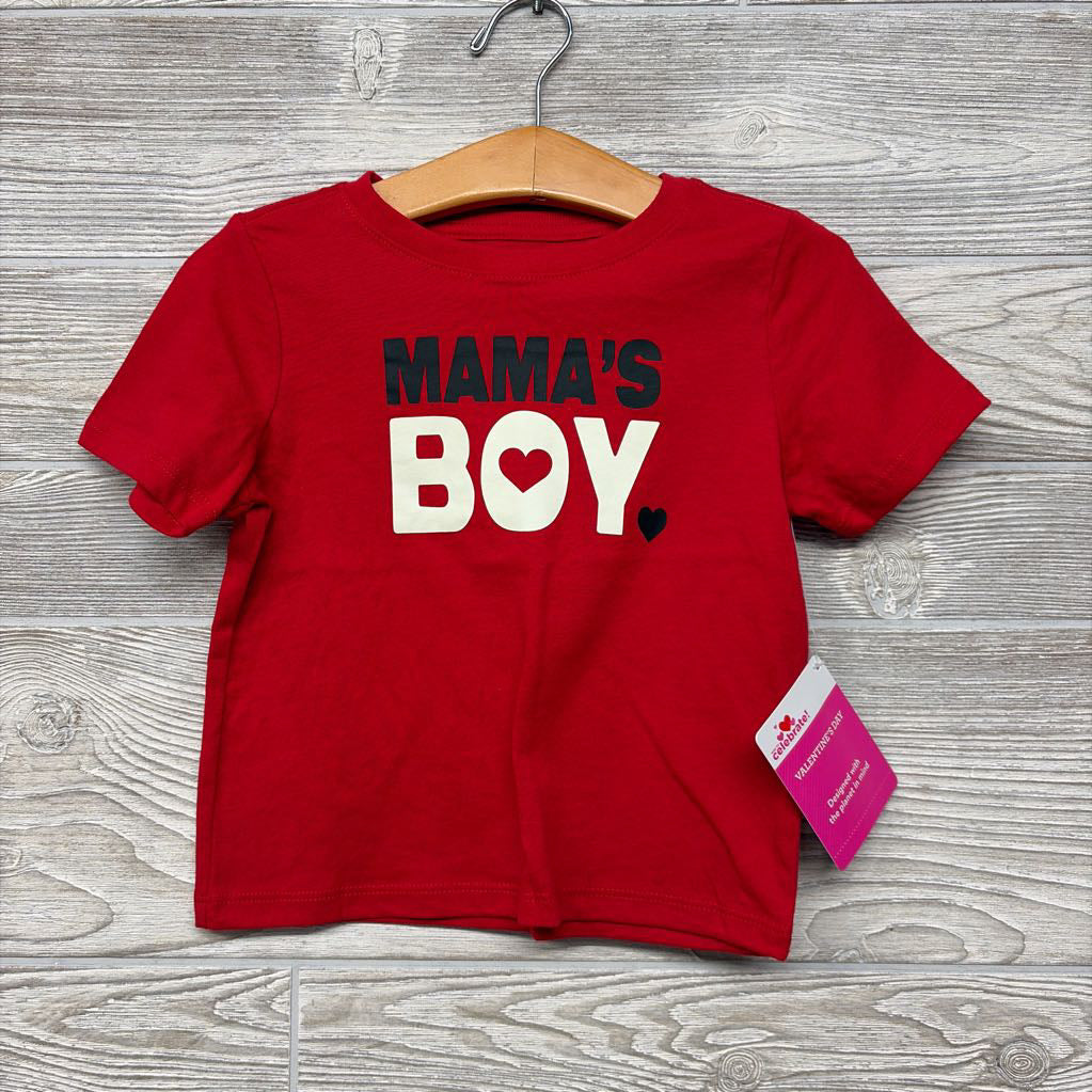 NEW Shirt Mama's Boy 2T