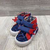 Double Velcro High Top Team Spidey Sneakers 5C