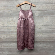 Silky Tank Dress Flowers 7-8