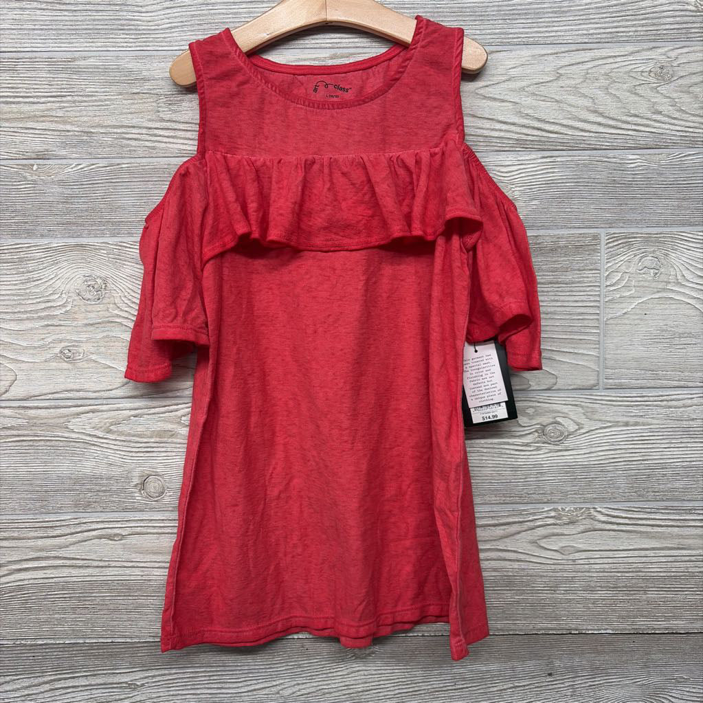 NEW Cold Shoulder Shirt 10-12
