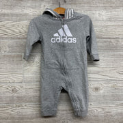 LS Coverall W/ Hood 3 Stripes 9M