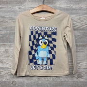 LS Shirt Adventure Let's Go Bluey 4T