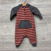 LS Coverall W/ Hood Stripes 6M