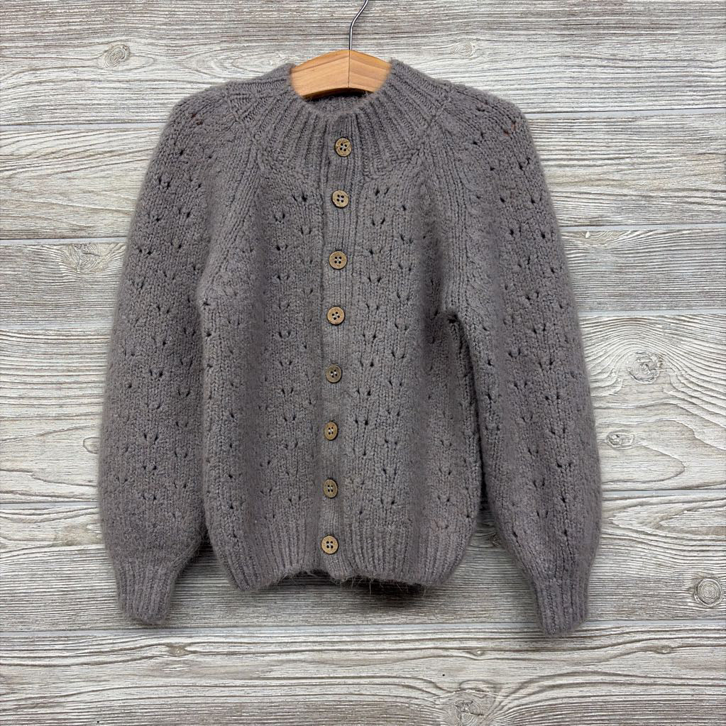 Pointelle Sweater Cardigan 4-5 *