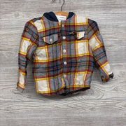 LS Plaid Button Up Shirt W/ Hood 3T