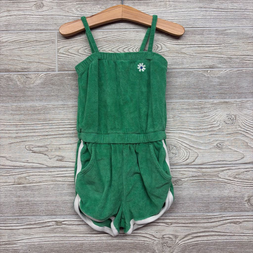 Tank Terry Romper Embroidered Flower 4