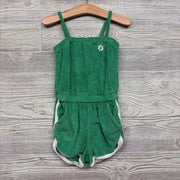 Tank Terry Romper Embroidered Flower 4