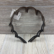 NEW 2 Pk Zig-Zag Head Bands Faux Wood