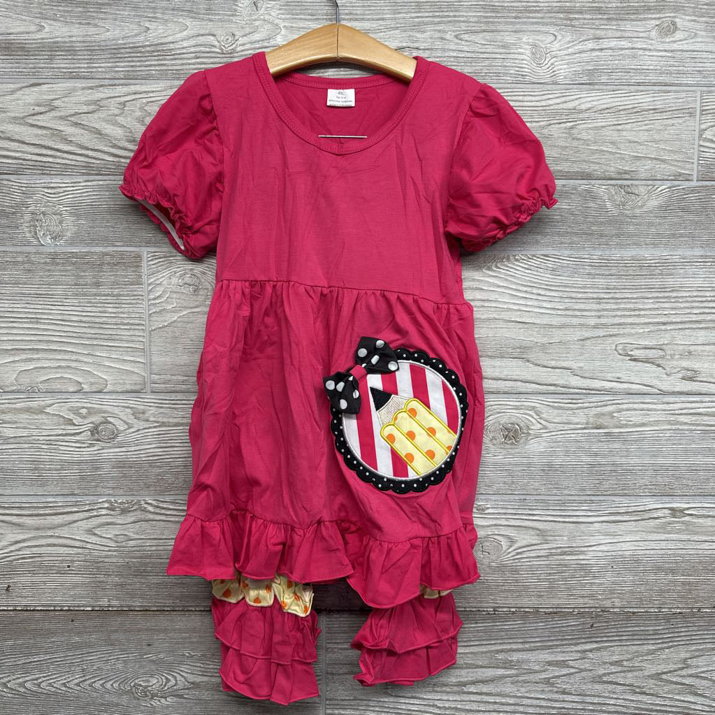 Nw/oT Shirt Ruffles Pencil & Ruffle Pants 8