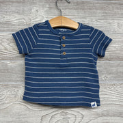 Waffle Knit Henley & Shorts Stripes 6M