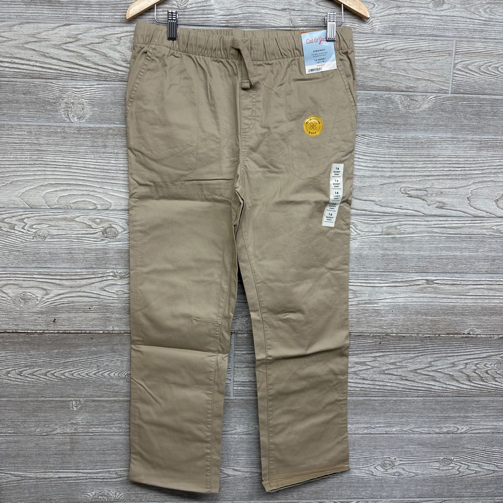 NEW Straight Drawstring Pants 16 Husky
