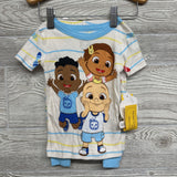 NEW 2 Pc Pj Charaters & Stripes12M