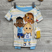 NEW 2 Pc Pj Charaters & Stripes12M