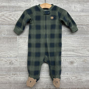 Blanket Sleeper Plaid Bear 6M
