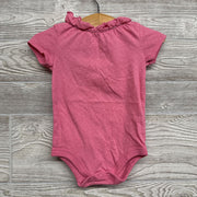 Pointelle Bodysuit Ruffle Neck 6-9M