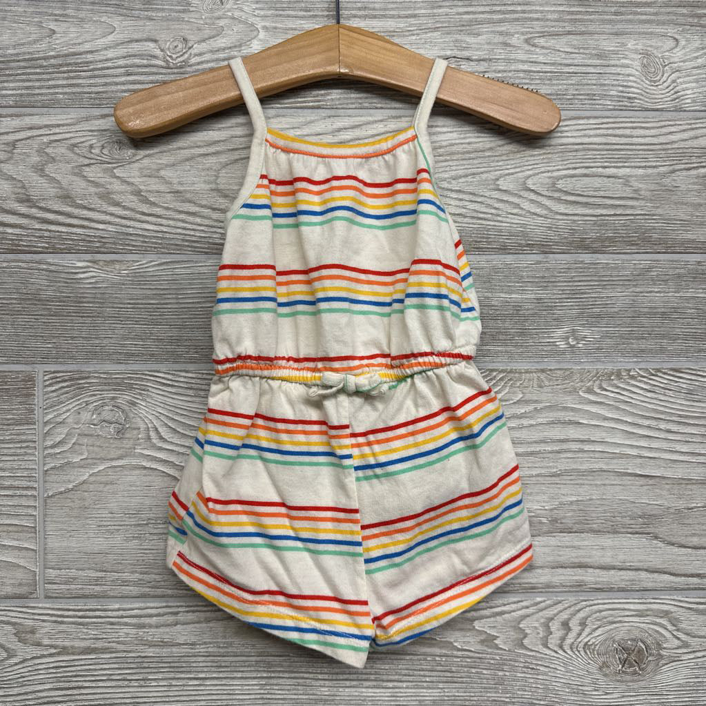Tank Romper Stripes 6-12M