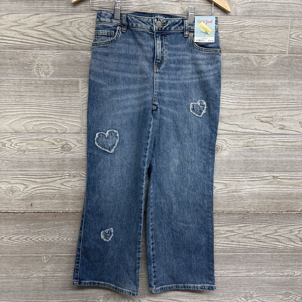 NEW Stretch Jeans Heart Patch 12