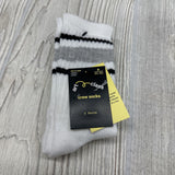 NEW 2 Pair Crew Socks 5.5-8.5c