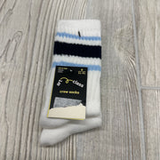 NEW 2 Pair Crew Socks 5.5-8.5c