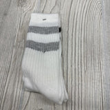 NEW 2 Pair Crew Socks 9-2.5y