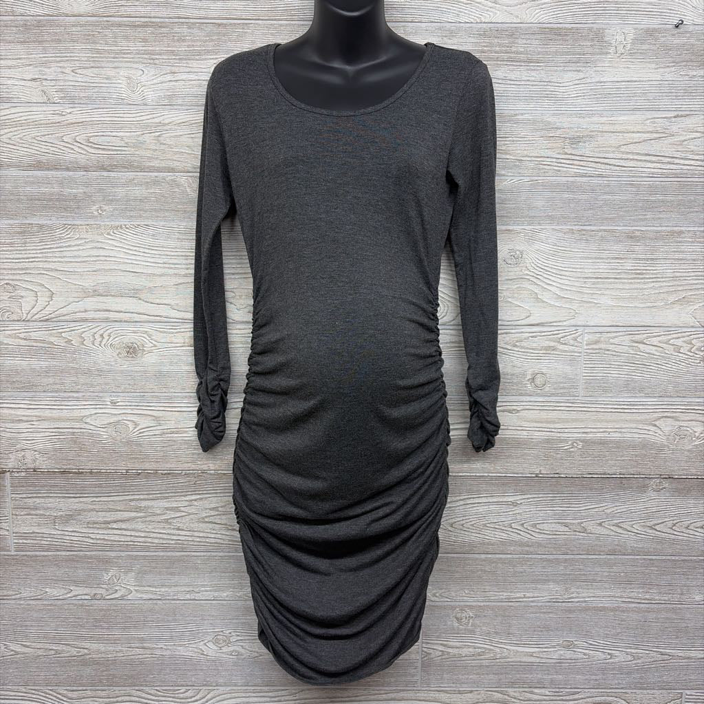 LS Ruched Dress Medium