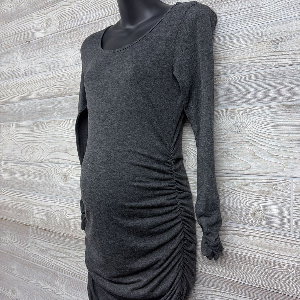LS Ruched Dress Medium