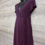 Wrap Dress Stripes Small