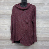 Cowl Neck Hacci Nursing Sweater XL