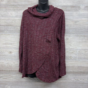 Cowl Neck Hacci Nursing Sweater XL