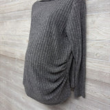 LS Ribbed Hacci Shirt XXL
