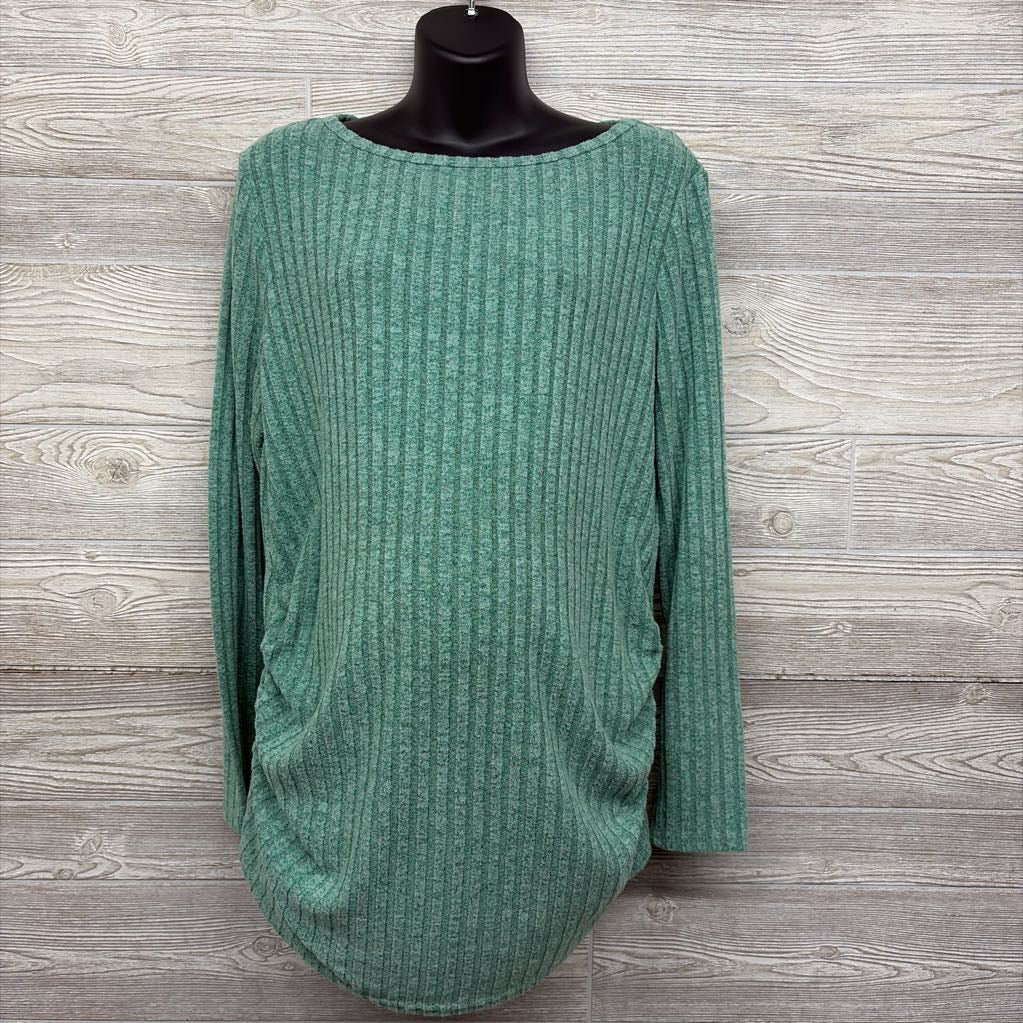 LS Ribbed Hacci Shirt XXL