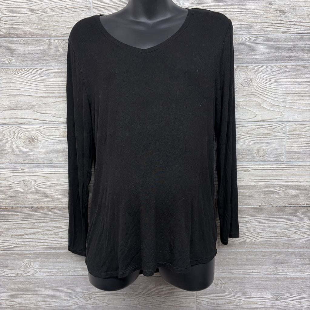LS V Neck Shirt Large