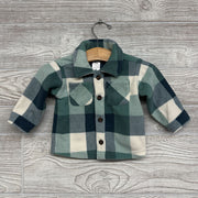 Plaid Fleece Button Up Shirt 3M