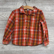 LS Plaid Button Up Flannel Shirt 5T