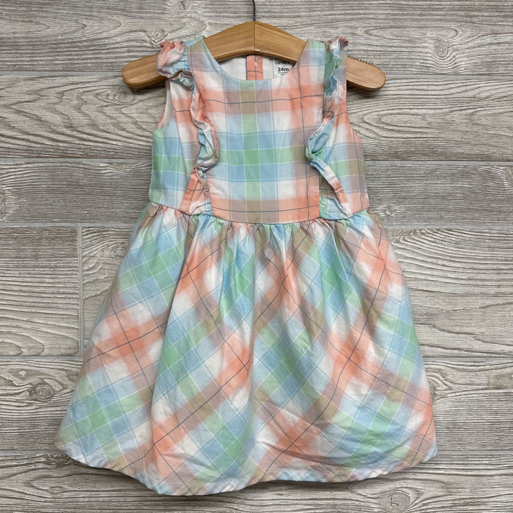 Plaid Tank Dress 24M