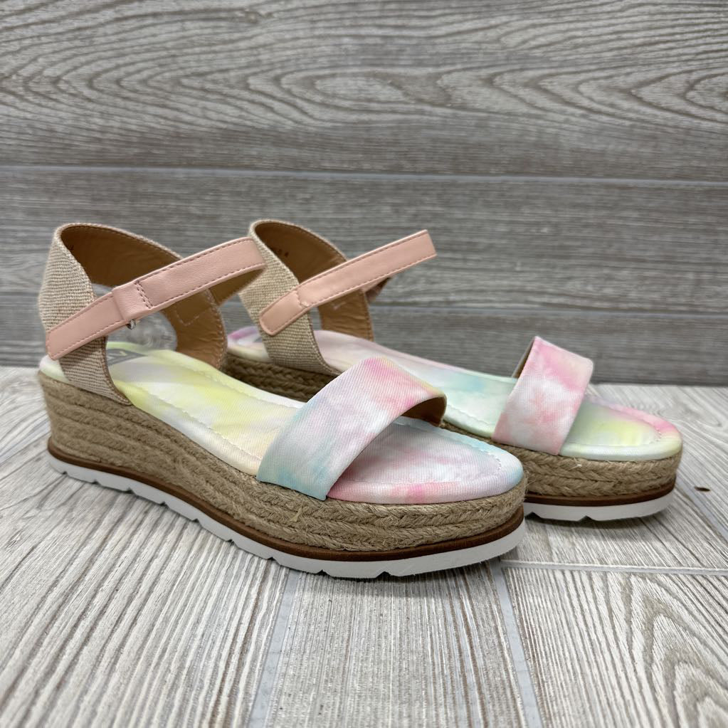 Volley Platform Sandals Tie Dye 4y