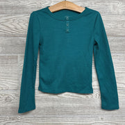 Waffle Knit Henley Shirt 4