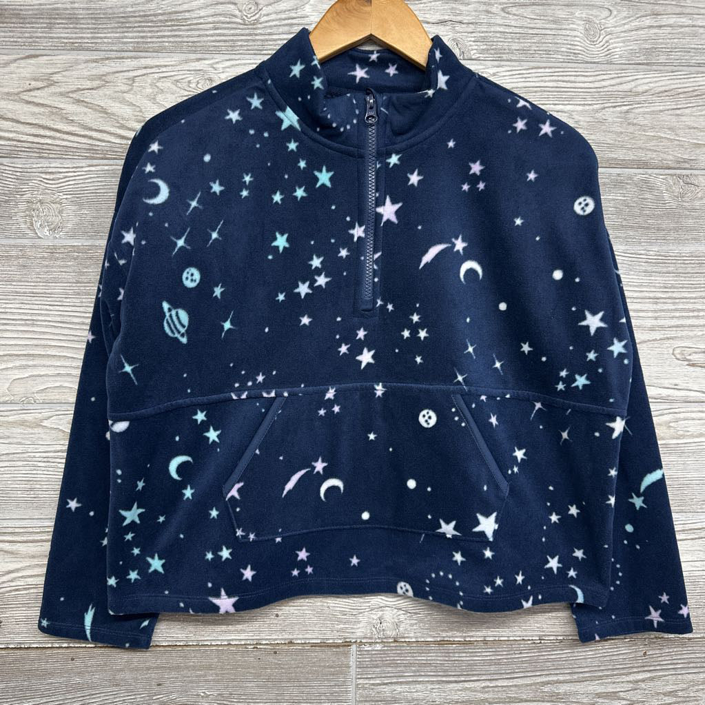 Nw/oT 1/4 Zip Polar Fleece Stars, Moon 10-12 Plus