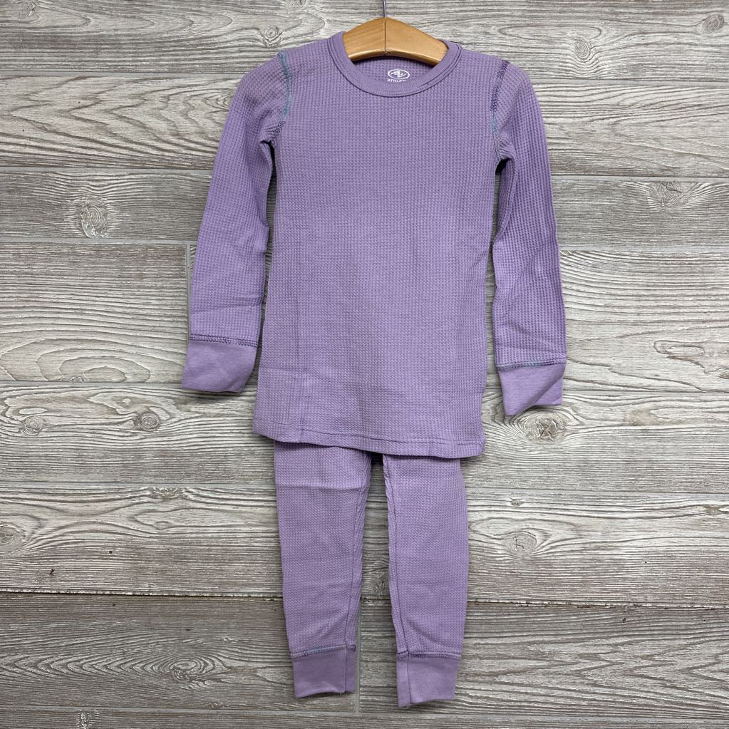 NEW 2 Pc Waffle Knit Thermal Underwear 4-5