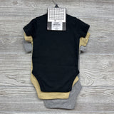 NEW 3 Pk Bodysuit Set New Orleans Saints 0-3M