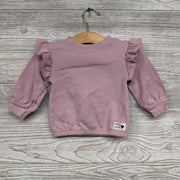 Ruffle Shoulder Waffle Shirt Little Love 12M