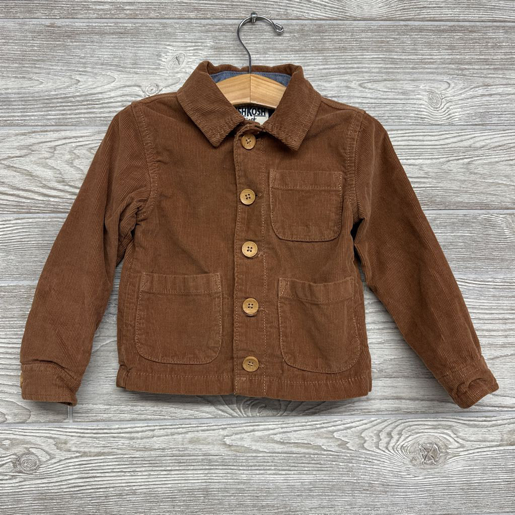 Button Up Corduroy Coat 2t