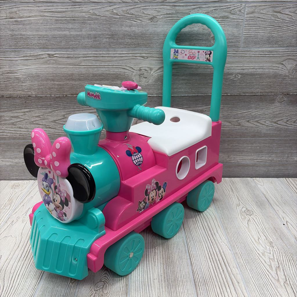 Minnie Mouse Play n Sort Activity Interactive Ride On Train *