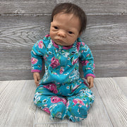 Life Like Baby Doll W/ Flower Sleeper