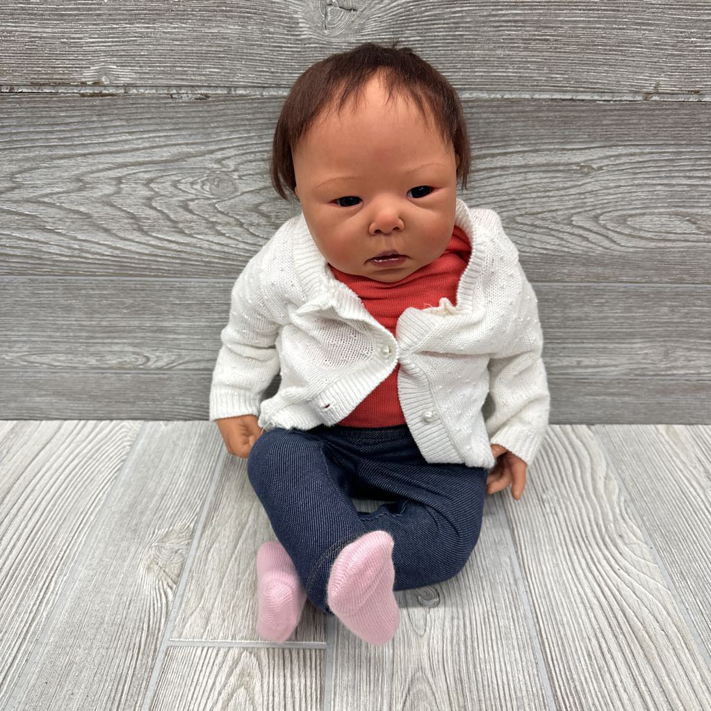 Life Like Baby Doll W/ Cardigan & Jeggings
