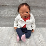 Life Like Baby Doll W/ Cardigan & Jeggings