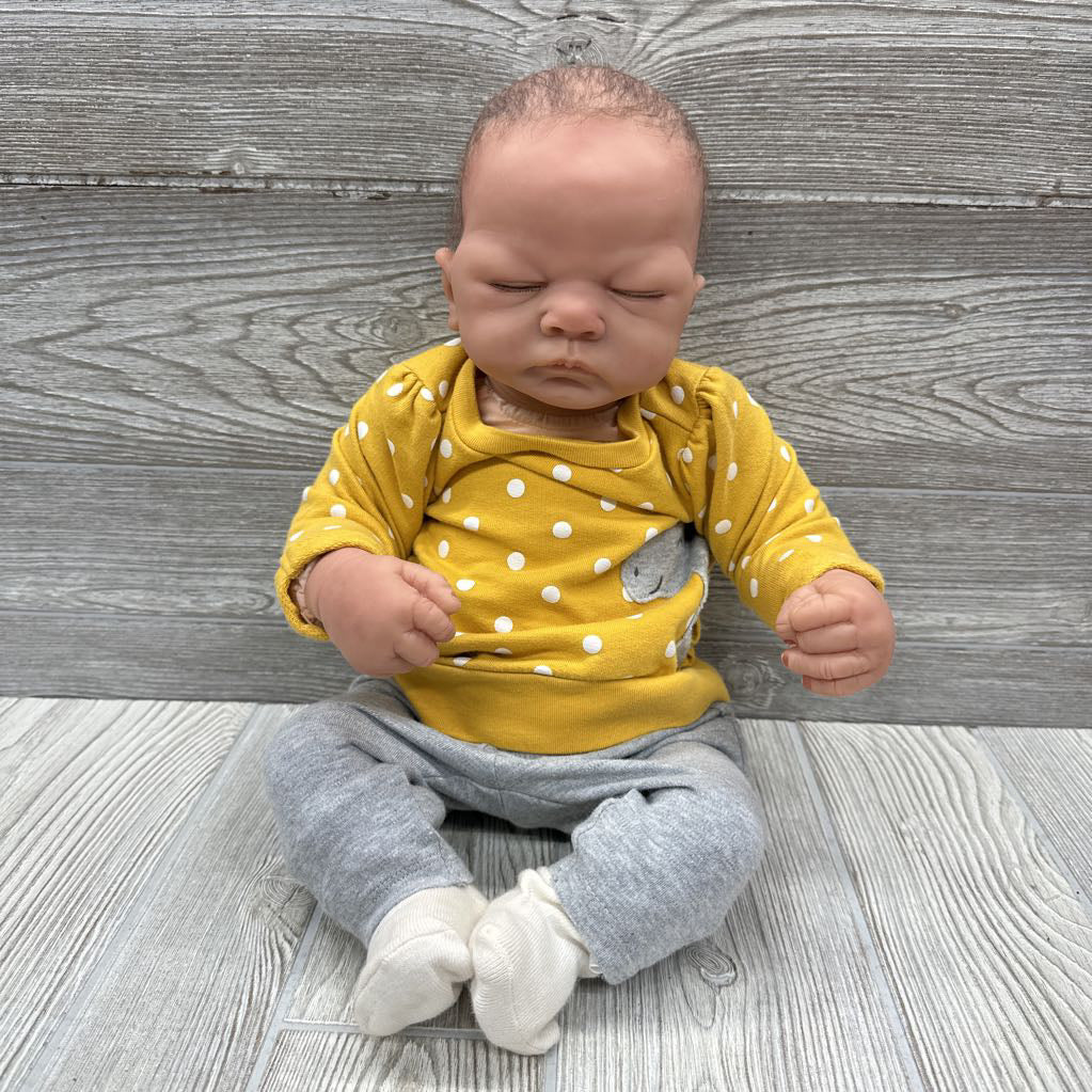 Life Like Baby Doll W/ Giraffe Shirt Dots