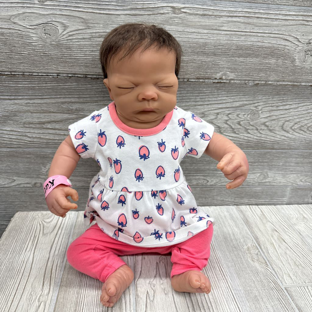 Life Like Baby Doll W/ Strawberry Outfit